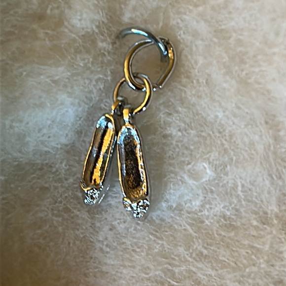 Jewelry - Vtg Ballet Slippers Sterling Silver Charm